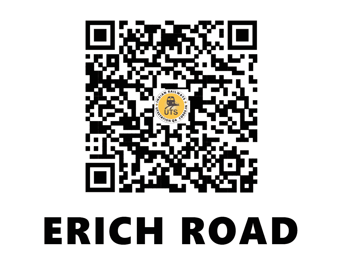 UTS QR Code for ERICH ROAD - ERC (NC - UTTAR PRADESH)